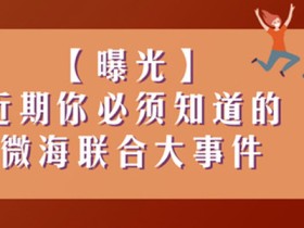 【曝光】近期你必须知道的微海联合大事件